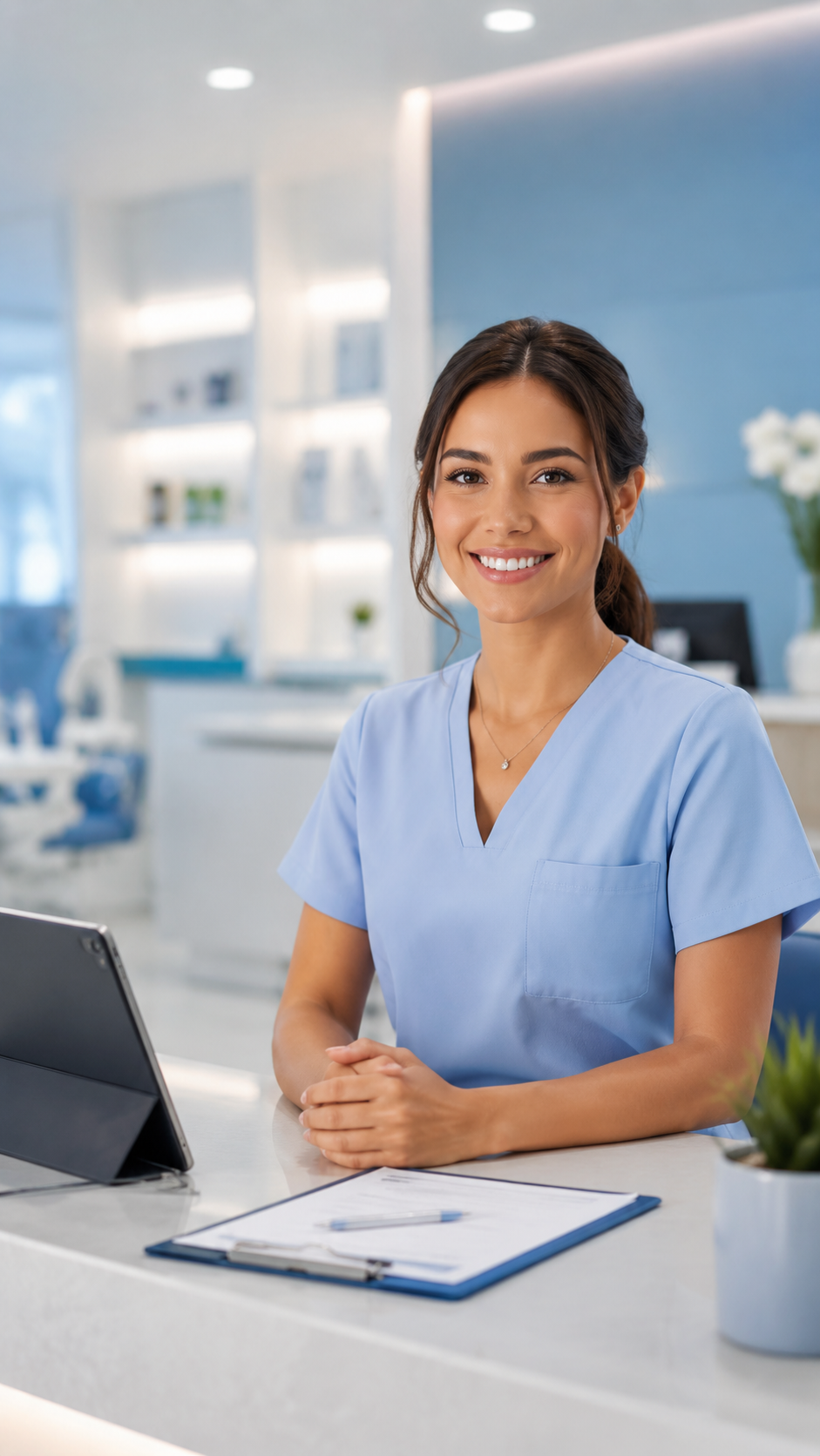 Tecnología dental IA futurista